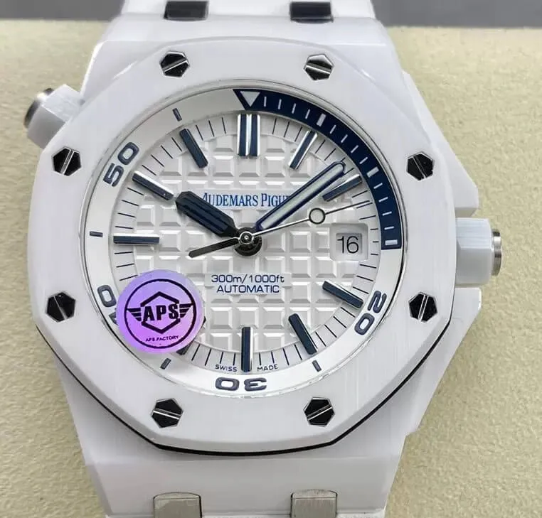Audemars Piguet Royal Oak Offshore 15707CB.OO.A010CA.01 APS Factory 1:1 Best Edition Replica Watch White Case